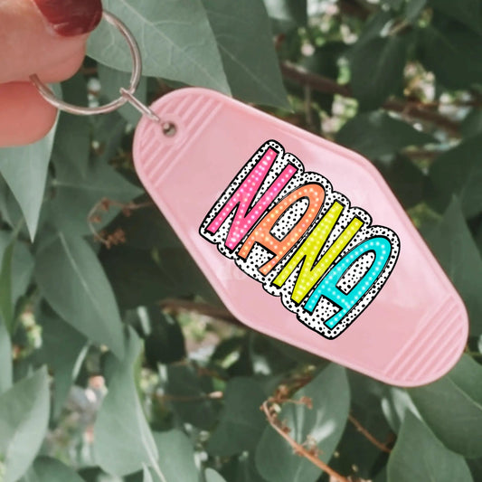 Polka Dot Nana | Die Cut Acrylic Blank (No Hardware Included)  - Hey There Crafty LLC