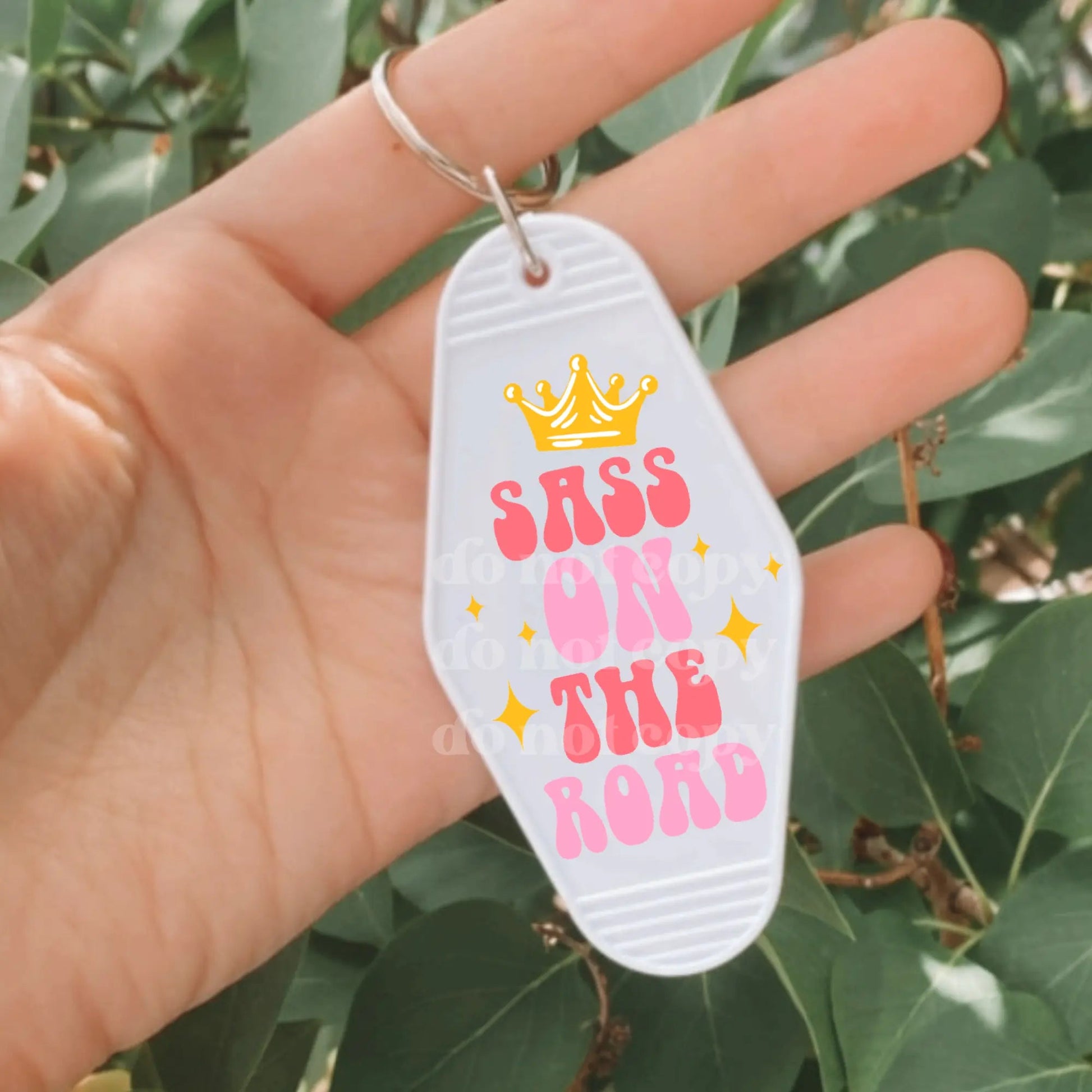 Sass on the Road | Die Cut Acrylic Blank (No Hardware Included)  - Hey There Crafty LLC