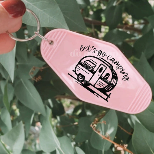 Let's Go Camping | Die Cut Acrylic Blank (No Hardware Included)  Hey There Crafty LLC