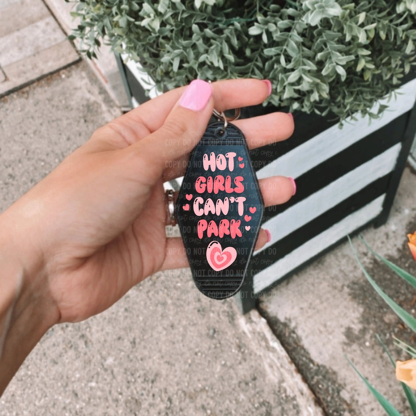 Hot Girls Can't Park | Die Cut Acrylic Blank (No Hardware Included)  - Hey There Crafty LLC