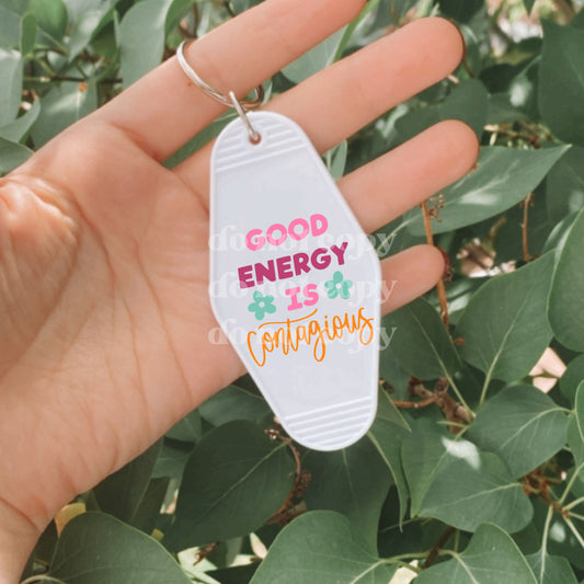 Good Energy is Contagious | UVDTF Decal Hey There Crafty LLC