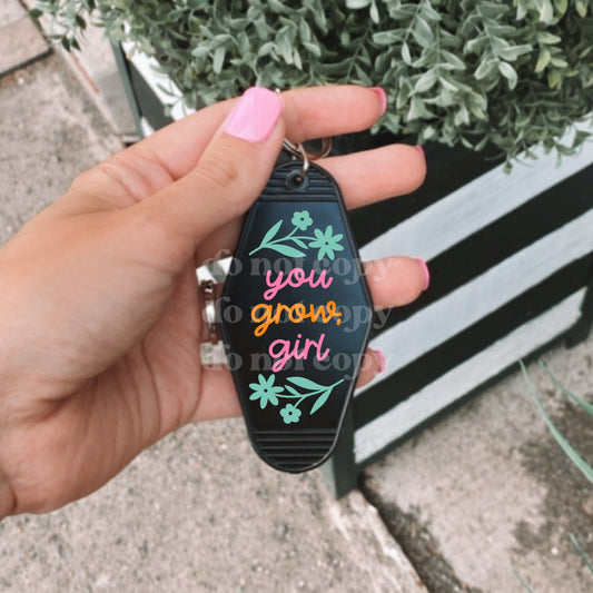 You Grow Girl | Die Cut Acrylic Blank (No Hardware Included) Hey There Crafty LLC