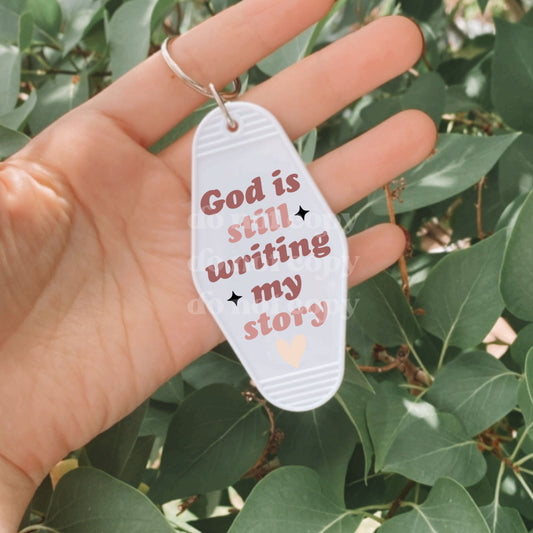 God is Still Writing My Story | UVDTF Decal Hey There Crafty LLC