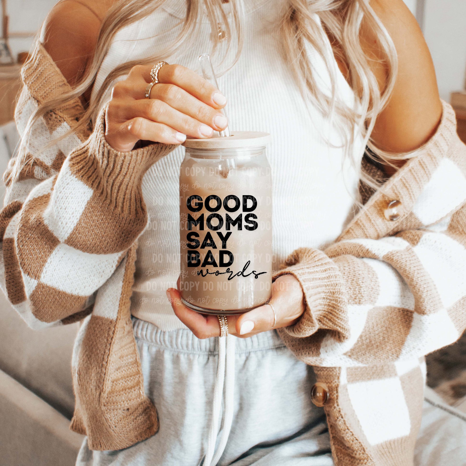 Good Moms Say Bad Words | UVDTF Decal Hey There Crafty LLC