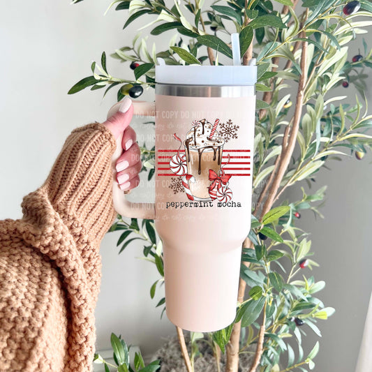 Peppermint Mocha | UVDTF Decal Hey There Crafty LLC