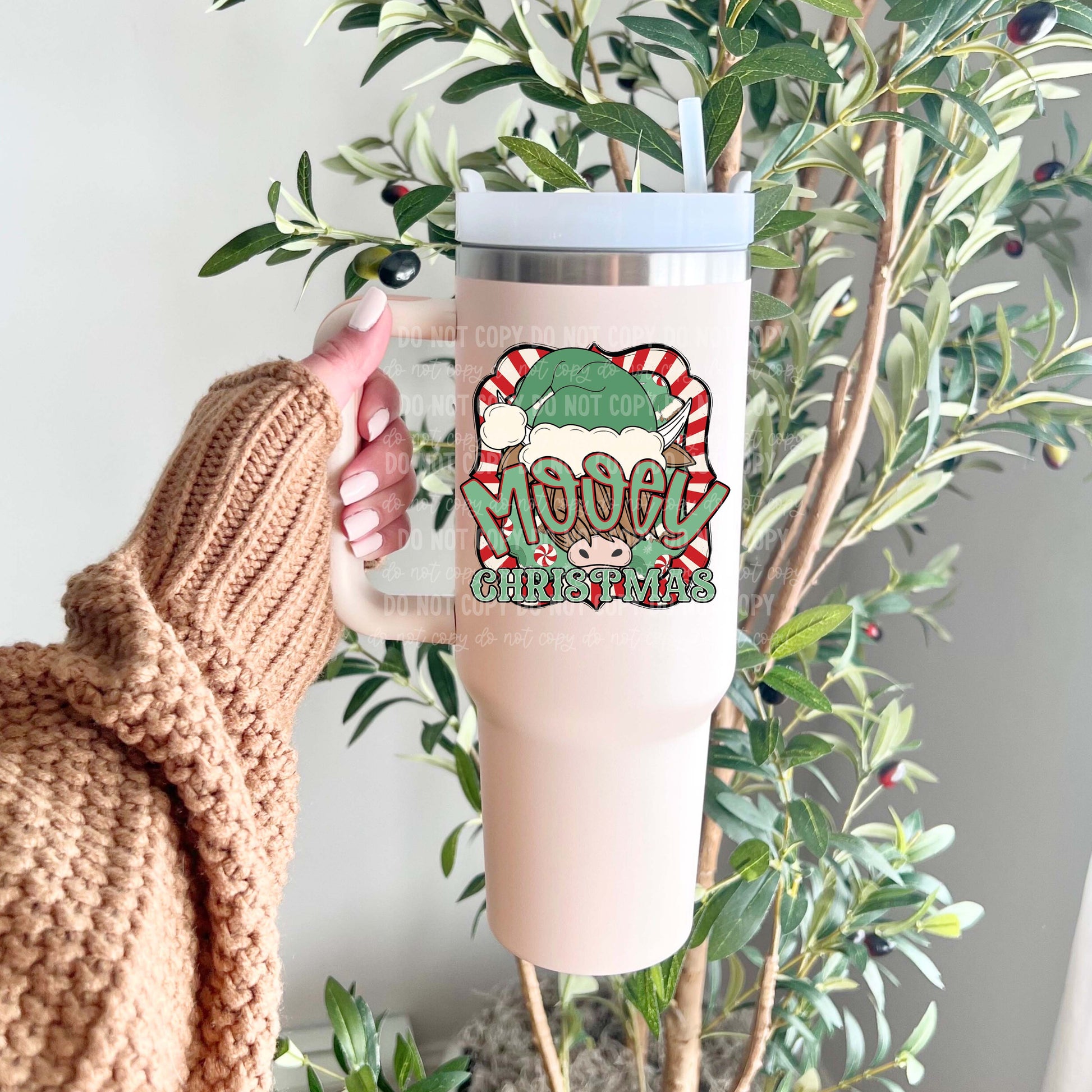 Mooey Christmas | UVDTF Decal Hey There Crafty LLC