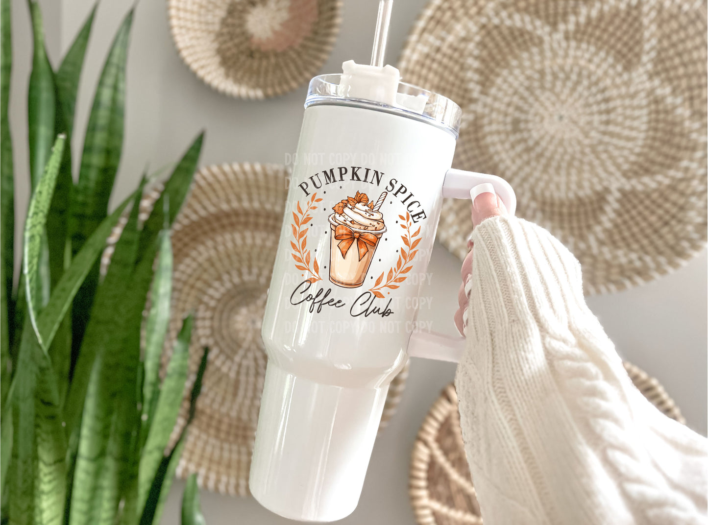 Pumpkin Spice Coffee Club | UVDTF Decal Hey There Crafty LLC