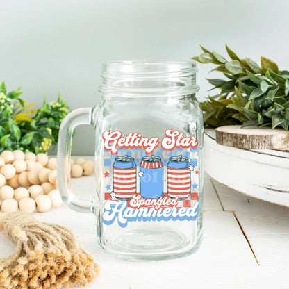 Getting Star Spangled Hammered | UVDTF Decal [DS] - Hey There Crafty LLC