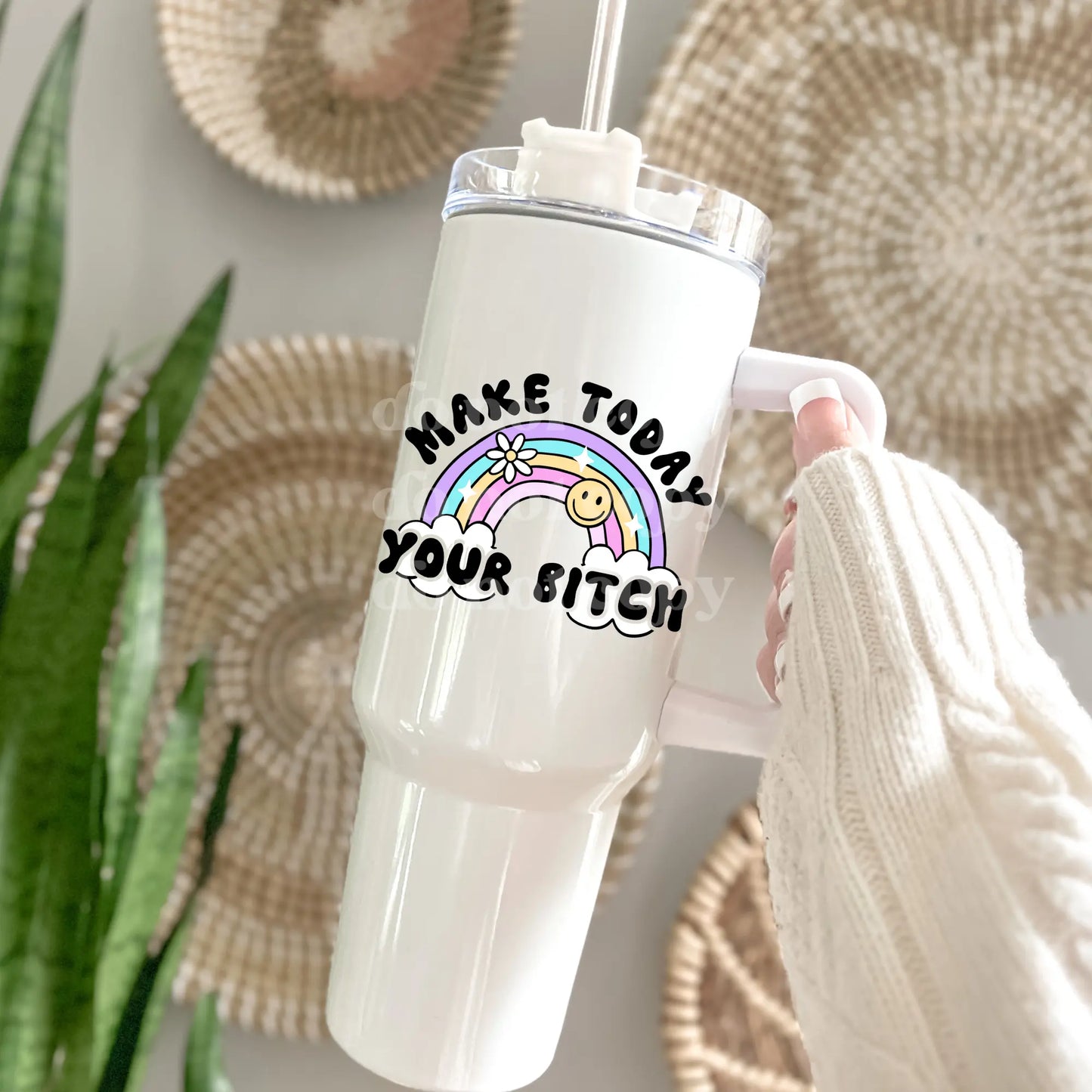 Make Today Your B*tch | UVDTF Decal [DS] - Hey There Crafty LLC