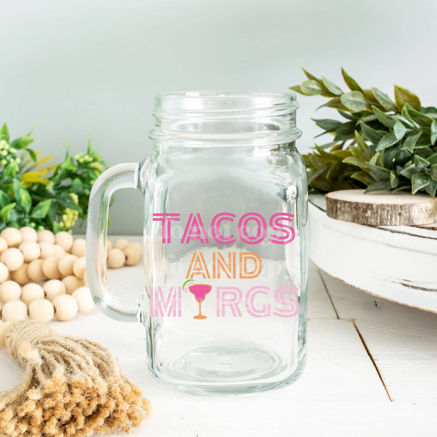 Tacos and Margs | UVDTF Decal [DS] - Hey There Crafty LLC