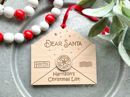 Letter to Santa Ornament