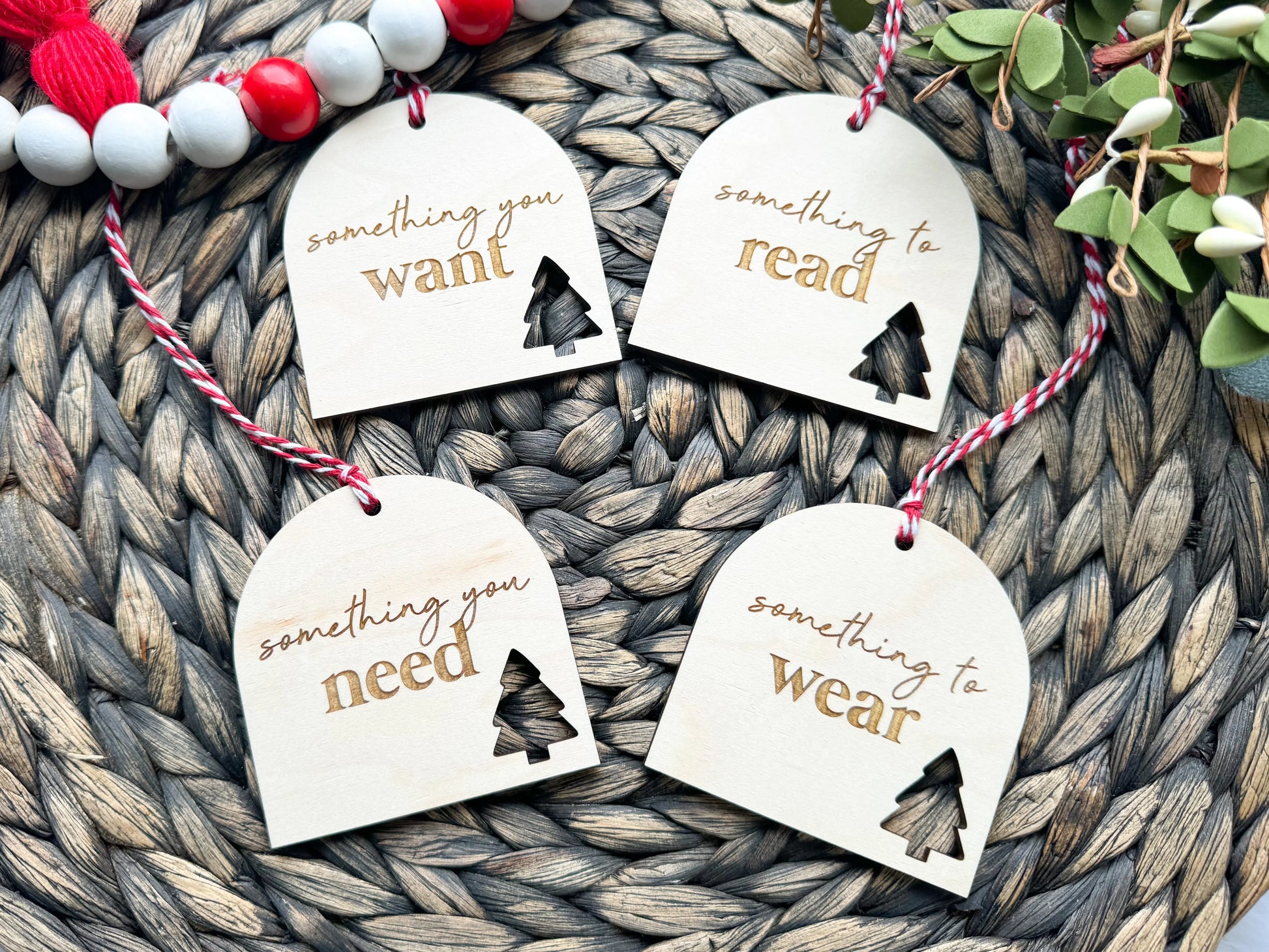 Somethings Gift Tags -  Set of 4 - Hey There Crafty LLC