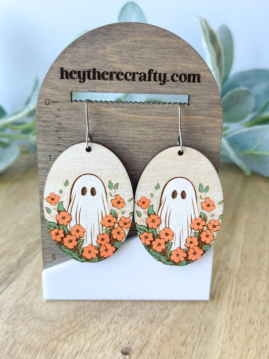 Floral Ghostie Earrings