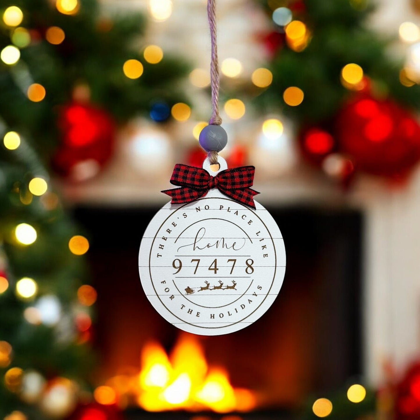 Zip Code Ornament Hey There Crafty LLC