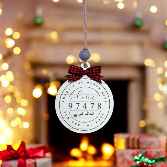 Zip Code Ornament Hey There Crafty LLC