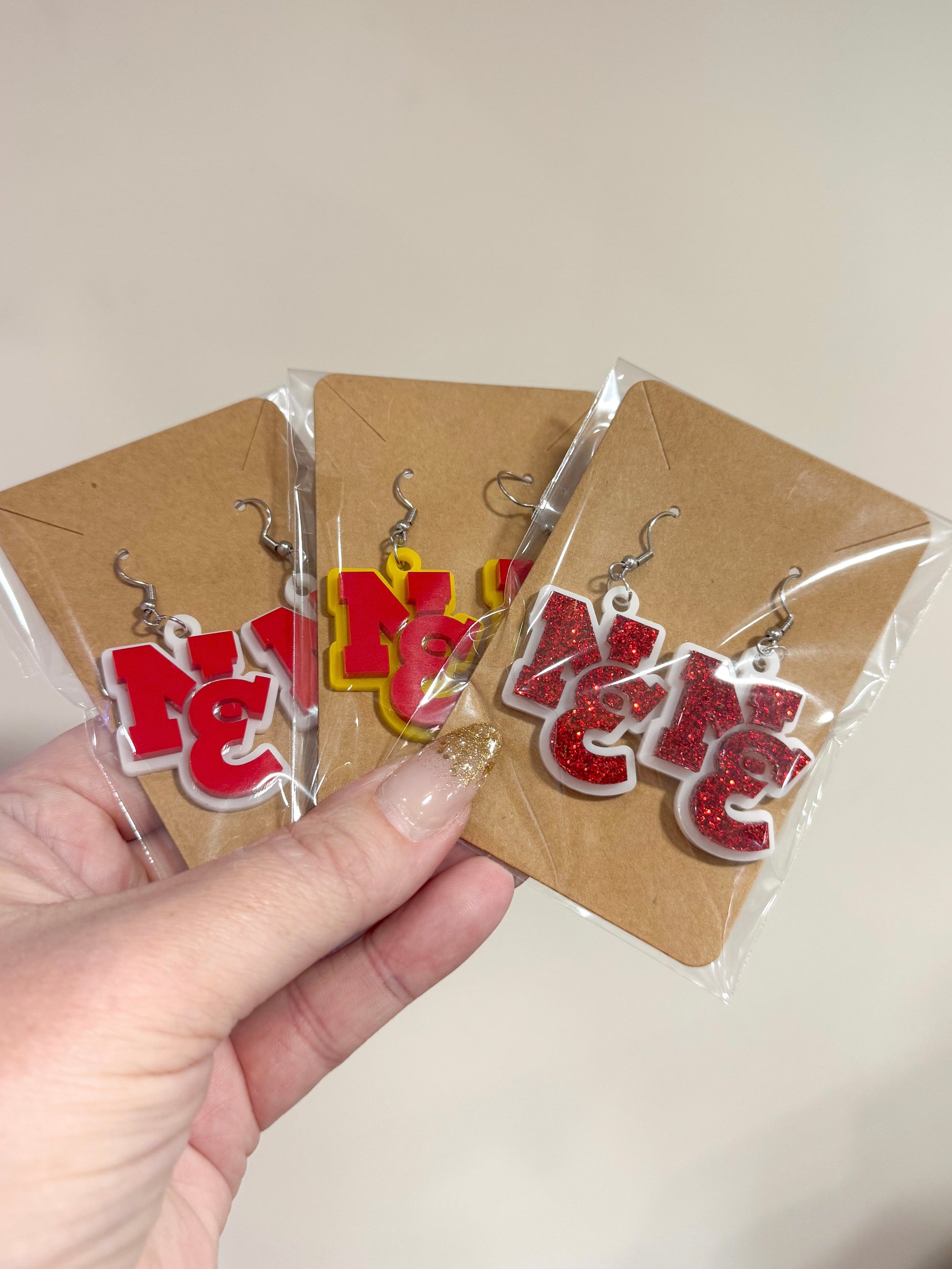 NE Earrings Hey There Crafty LLC