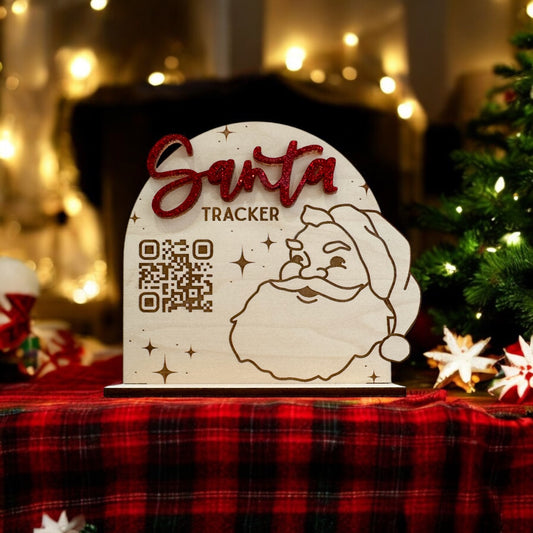 Santa Tracker Sign Hey There Crafty LLC