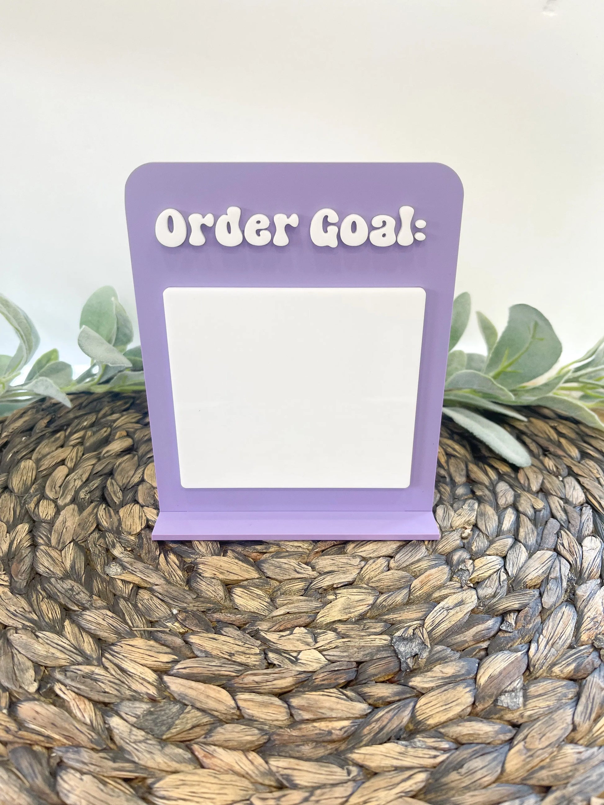 Order Goal Acrylic Sign - Hey There Crafty LLC