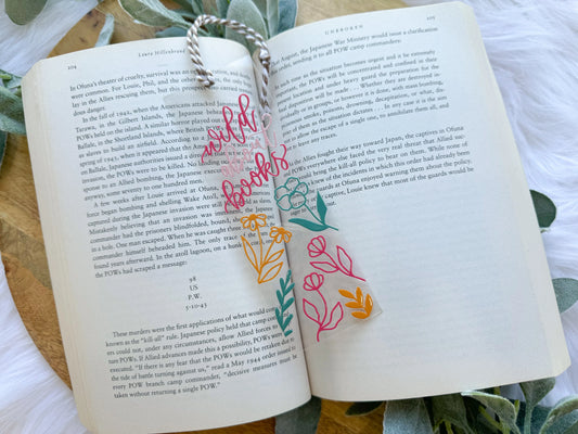 Wild About Books | UVDTF Bookmark Decal [DS] - Hey There Crafty LLC