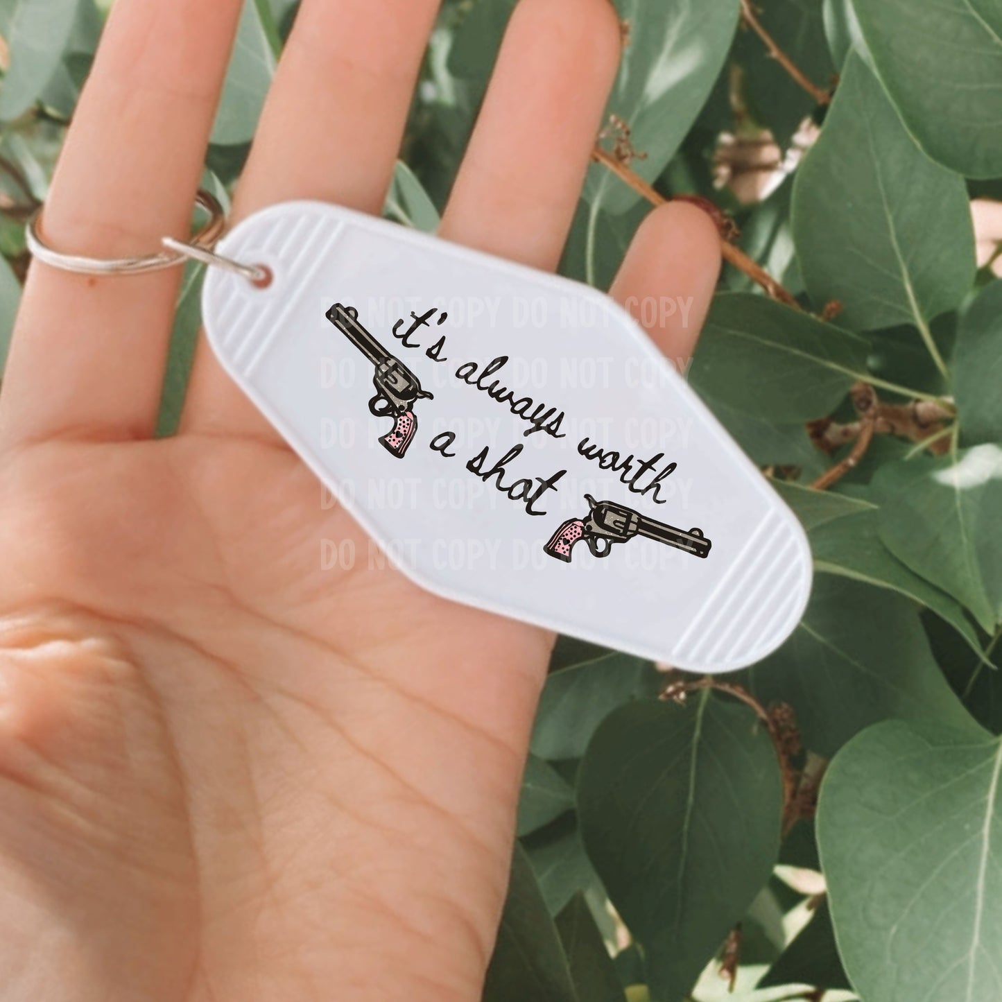 It's Always Worth a Shot | UVDTF Keychain Decal Hey There Crafty LLC