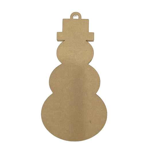 Snowman Ornament Acrylic Blank