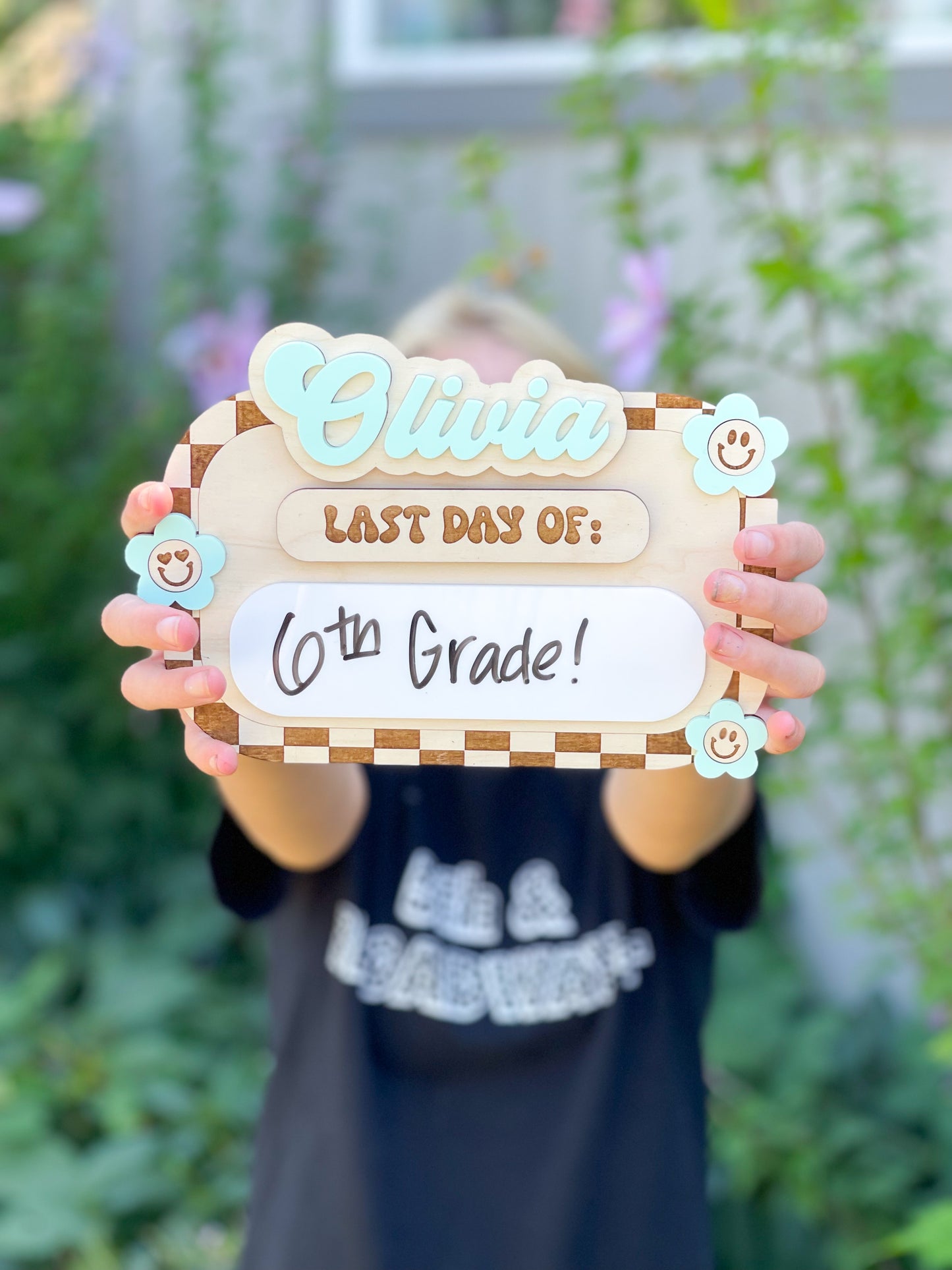 Retro First/Last Day of School Sign