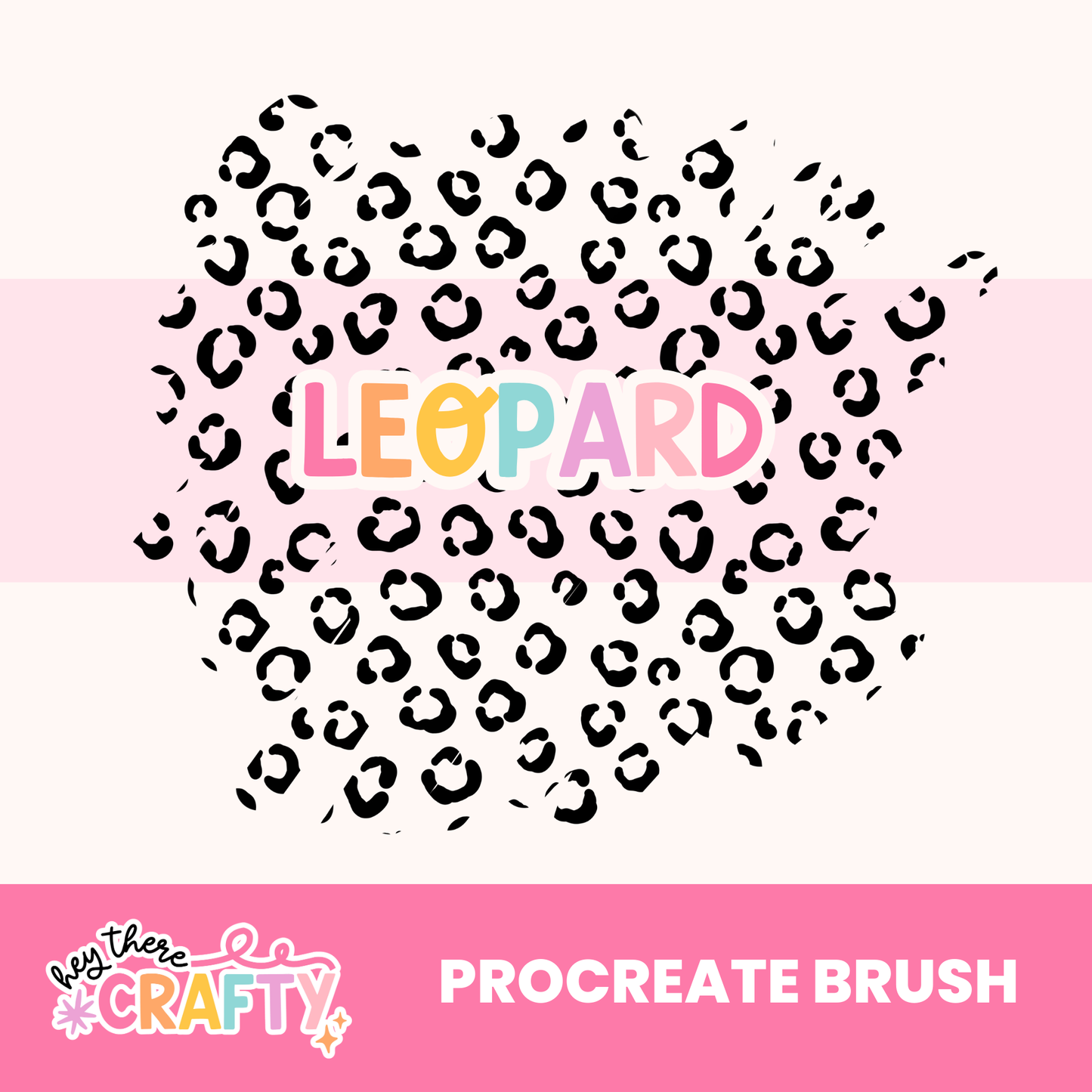 Leopard Procreate Brush HTC Designs