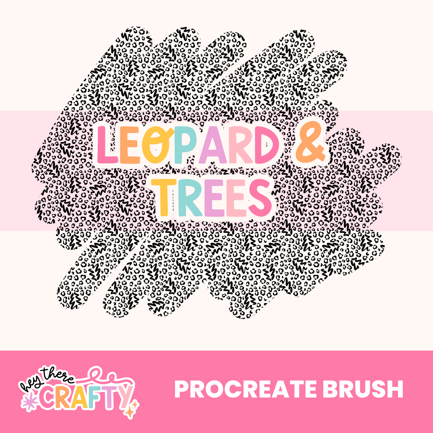 Leopard & Trees Procreate Brush HTC Designs