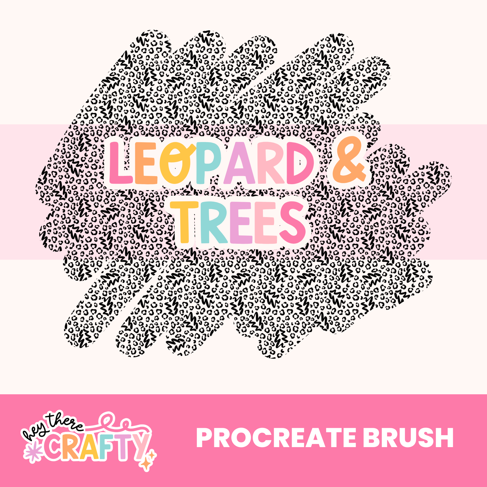 Leopard & Trees Procreate Brush HTC Designs