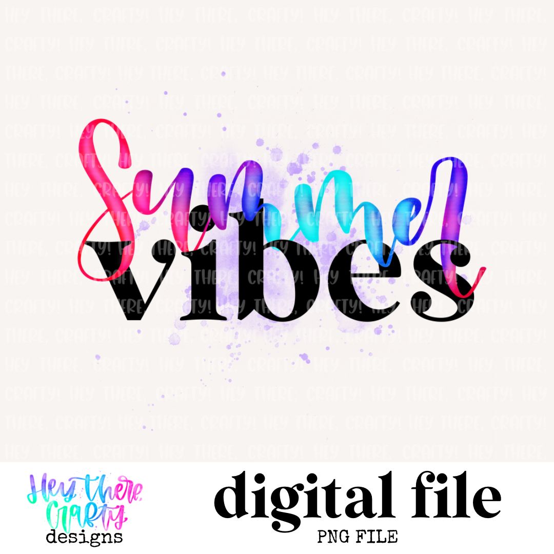 Summer Vibes | PNG File