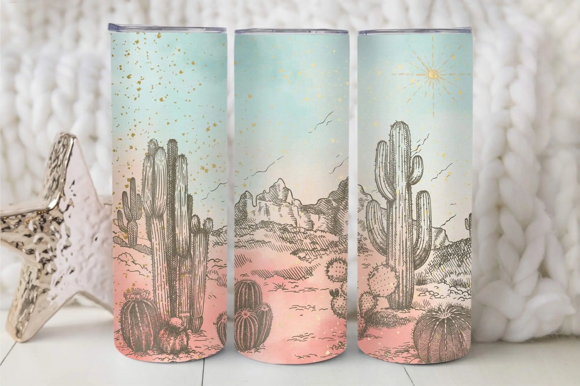 Boho Desert | 20oz Tumbler with Straw - Hey There Crafty LLC