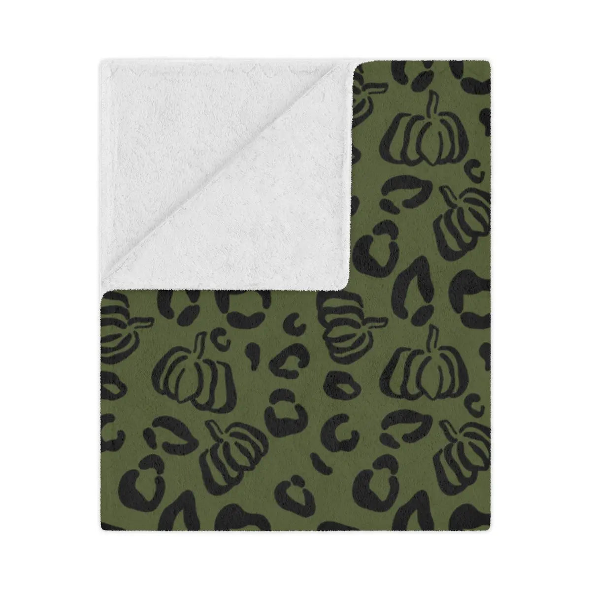 Pumpkin Leopard Minky Blanket - Hey There Crafty LLC