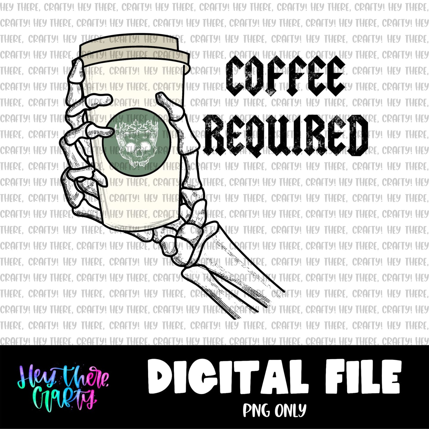 Coffee Required | PNG File