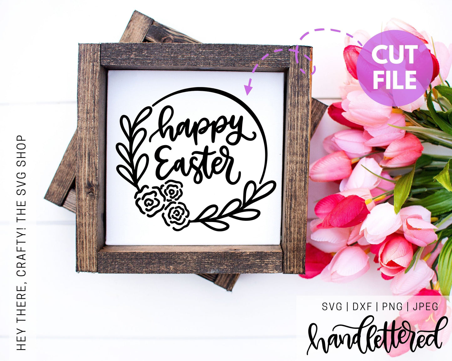 Happy Easter | SVG, PNG, DXF, JPEG