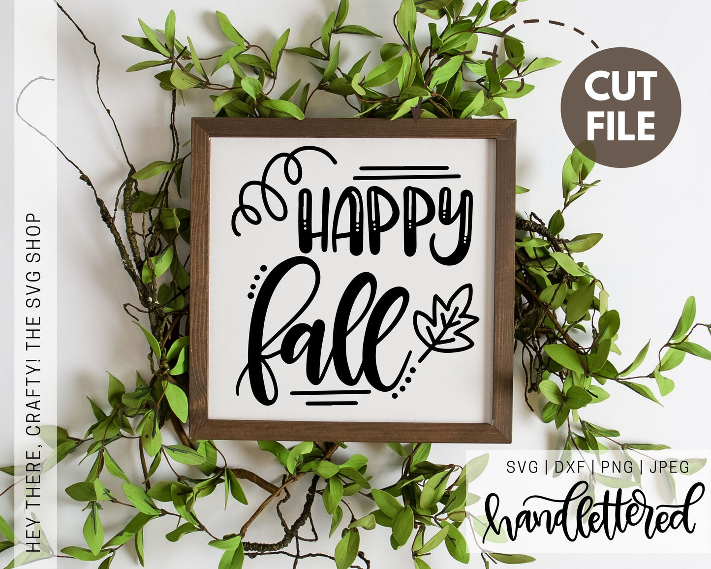 Happy Fall | SVG, PNG, DXF, JPEG