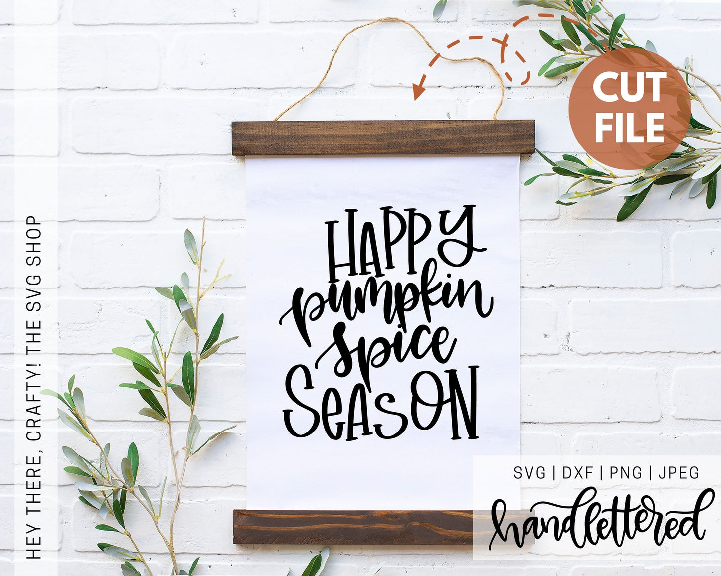 Happy Pumpkin Spice Season | SVG, PNG, DXF, JPEG