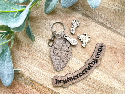 Off to the Salon Keychain