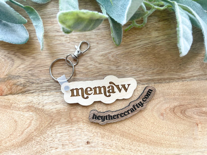 Memaw Keychain