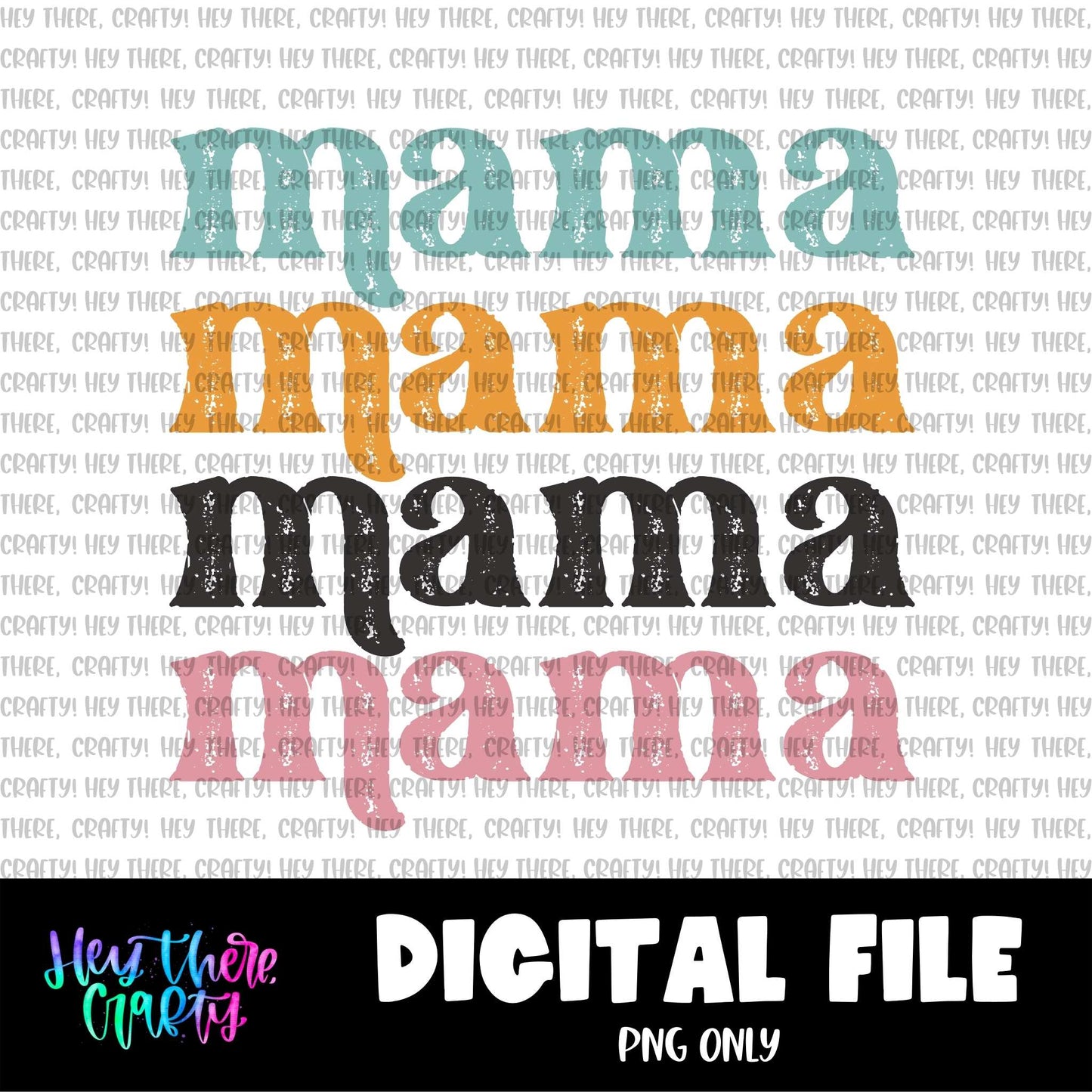 Mama Stacked | PNG File