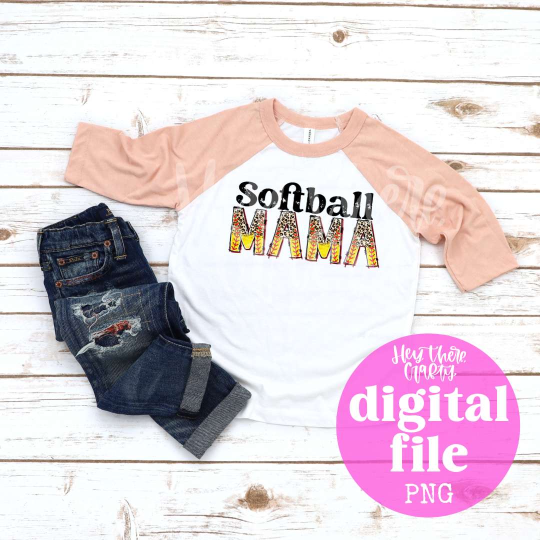 Softball Mama | PNG File