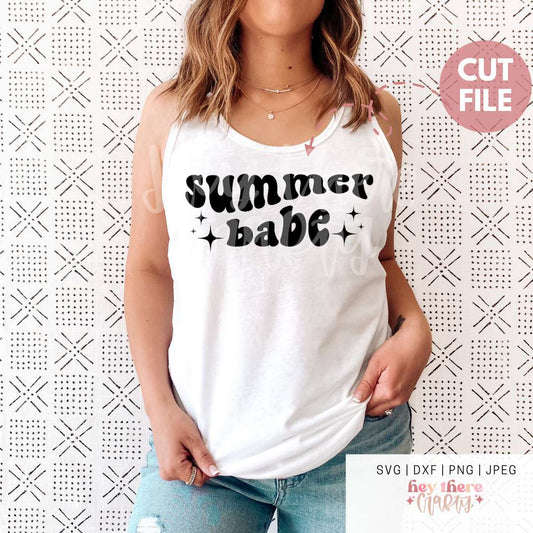 Summer Babe | SVG, PNG, DXF, JPEG