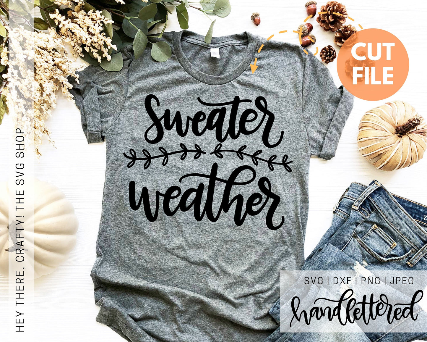 Sweater Weather | SVG, PNG, DXF, JPEG