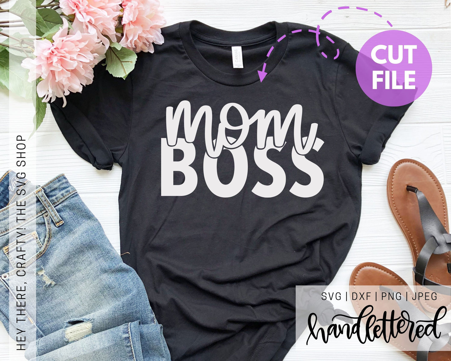 Mom Boss | SVG, PNG, DXF, JPEG