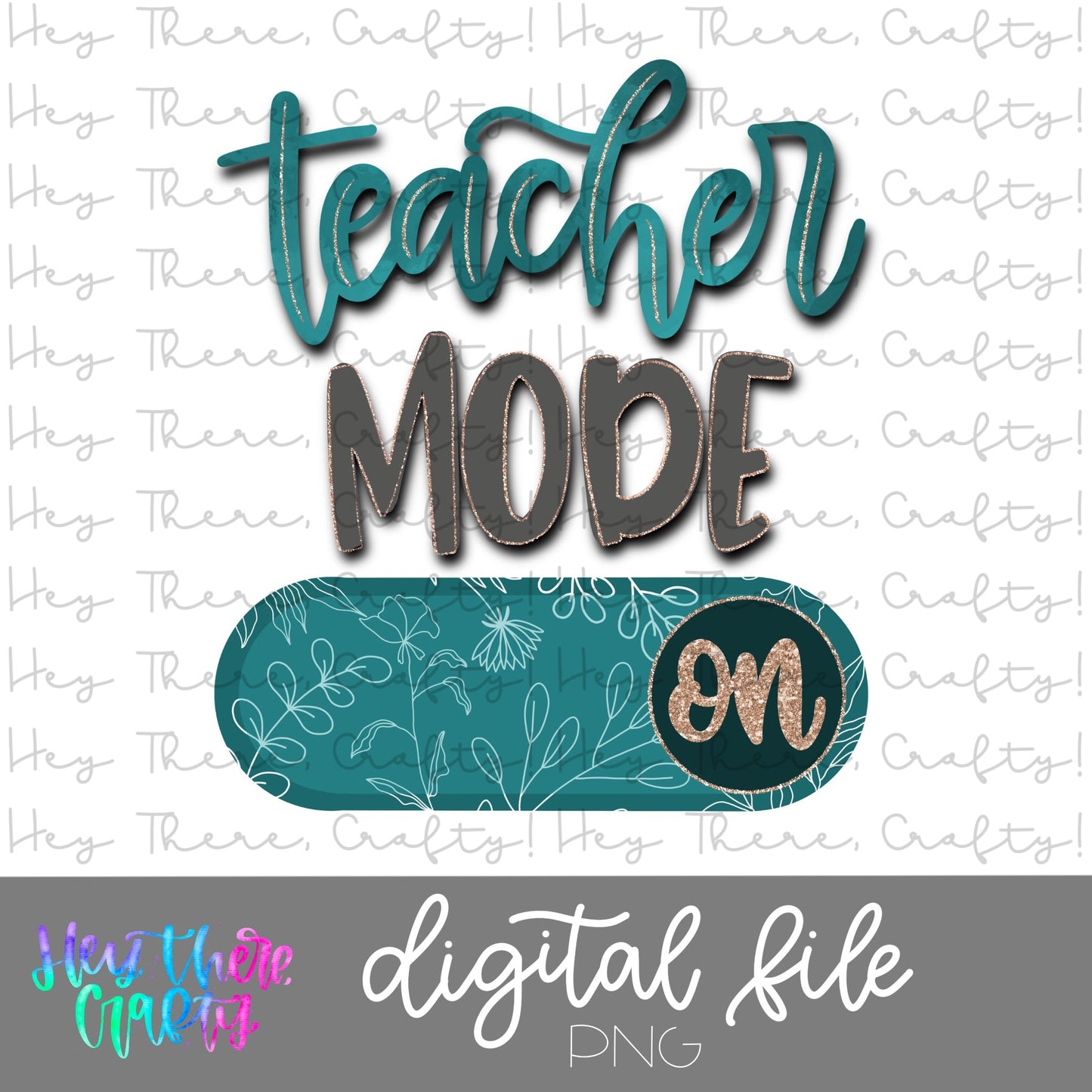 Teacher Mode On | PNG File