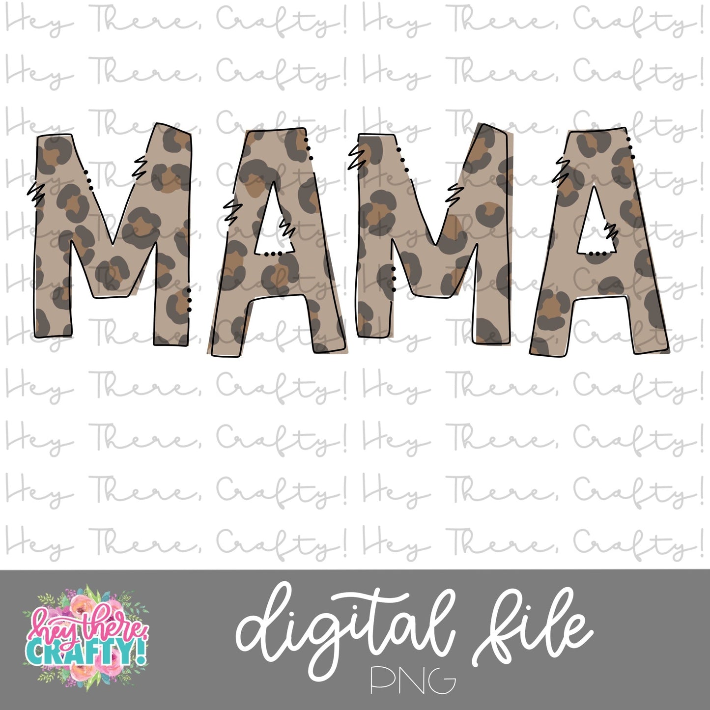 Mama - Leopard | PNG File
